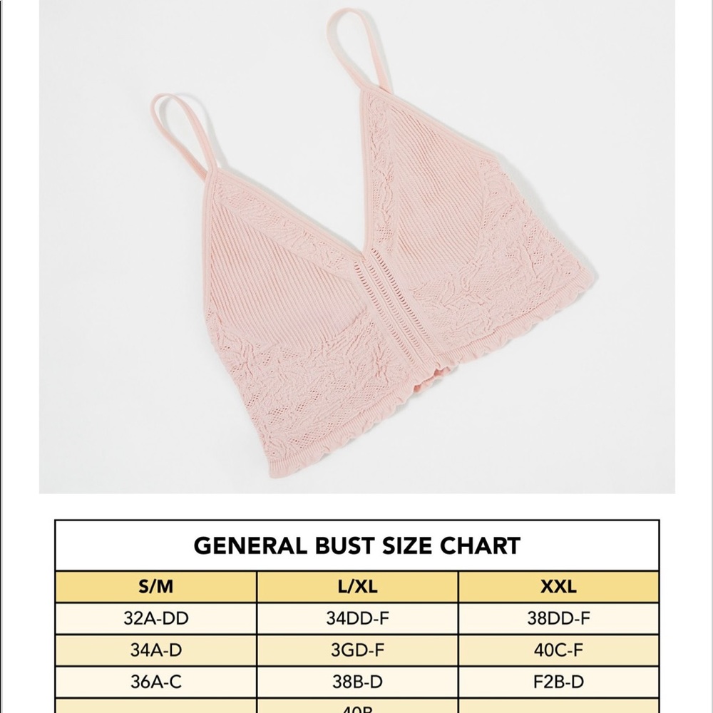 Free People Blush Bralette S/M